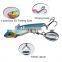 Luminous Spinner Fishing Lures Metal VIB lure Wobblers CrankBaits Jig Shone Metal Sequin Trout Spoon for Carp Fishing Pesca