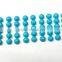 Turquoise 3x3 mm Round Cabochon