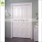 White painting solid wood bifold closet doors for wardrobe