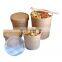 Eco-Friendly disposable round custom print kraft paper lunch container