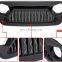 Wrangler JL Front Grille Compatible for Jeep Wrangler JL 2018-2021 Gladiator JT Accessories Matte Black Bumper Mesh Grill