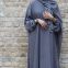 Abaya Women Plain Long Dress Muslim Kaftan Islamic Jilbab Maxi Robe Gown