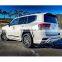 Car accessories include front/rear bumper assembly for Toyota Land cruiser LC300 upgrade to pearl white Monalisa