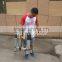 Double side telescopic aluminum step ladder with 2.6m+3.2m