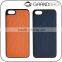 pebbled leather hard case for iphone 6/6 plus genuine cow leather cell phone hard shell custom logo cell phone case for iphone 7