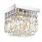 modern fancy crystal drop home bedroom kitchen chrome decorative ceiling light