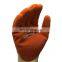 Factory Price Firm Grip Orange Crinkle Latex Coated Cotton Large Work Gloves Manufacturer