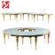 Italian Design Modern Dining Furniture Set Hotel Restaurant Table Rond Marble Banquet Dining Table