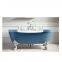 Cheap Square Apron Cast Iron Antique Enameled Corner Bathtubs 120x70
