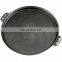 Cast iron Non- Stick big size pizza frying pan pizza Tray