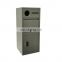 Metal Mailbox Outdoor Modern Black Plated Iron Wall Mounted Locking Letterbox
