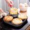 4 Hole Frying Pot Pan Thickened Omelet Pan Non-stick Egg Pancake Steak Cooking Egg Ham Pans Breakfast Maker Cookware