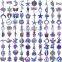 100Pcs Mixed Colorful Metal Animals Charms Beads For Jewelry Making DIY Bracelet Pendant Necklace Accessories Findings