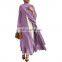 Drop Shipping Kimono Open Abaya New Modest Layered Chiffon Long Sleeve Cardigan Islamic Clothing Women Muslim Dress Dubai Abaya