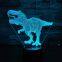 Dinosaur Gifts 3D Illusion Lamp Night Lights 16 Colors Changing with Remote Birthday and Holiday Gift for Children Girls Light