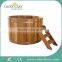 Cedar barrel outdoor spa hot tub/wood fired tub