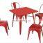 MCH-1501 Hot Sale Colorful Metal Chair K/D assembled