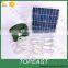 High Quality Outdoor Solar Power Led Lighting 2 Bulb Lamp System Solar Panel System Kit