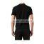 2015 New Trendy Wholesale Slim FIit Bulk Plain T-shirts O-neck in Black