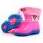 Warm winter cotton boots fashion Child rain boots candy color