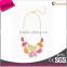 BOLLYWOOD Paisley Statement Necklace Colorful Beads Necklace Teardrop Jewels