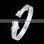 Happy 925 pure silver bangle, adjustable wire bangle bracelet wholesale