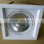 New product led square downlight 40w 230v warranty 2years aluminum