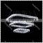 Three layers Modern LED Crystal Chandelier Pendant Light Pendant Lighting