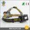 JF ABS Focused light T6 led zoomable head flashlight