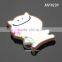 Cute Lovely Cat Shaped Promotional Soft Rubber Injection Molding Animation PVC Cartoon Fridge Magnet