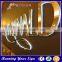 Widely use Metal crystal backlit outdoor company sign