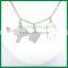 Airplane,envelope cloud charms Necklace