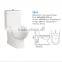 china supplier bathroom design Ceramic Washdown two piece toilet