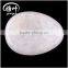 45*35*7mm Natural White Jade gemstone Worry Stone for Massage
