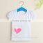 Valentine's Day korean childrens clothing baby t shirt cotton kids clothes