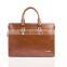 Brown tote bag leather handbag briefcase