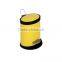 Yellow Stainless Steel Trash Can Pedal Bin