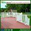 Nice surface treatment outdoor wood plastic composite deck/cheap composite decking material