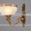 marble Style Classical full Copper luxury decorative light Chandelier For hotel wall light 1 heads 623-1w