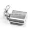 Portable 1oz Mini Stainless Steel Hip Flask Alcohol Bottle Flagon with Keychain