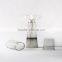 E27 Contemporary Transparent Glass Floor Lamp