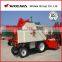 Small Combine soybean harvester with self-loading system