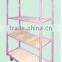 Metal Slider flower Cart trolley and rack