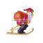 China wholesale christmas jewelry gold plated zinc alloy enamel Kriss Kringle brooch