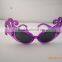 Carnival festival joke Plastic crazy party sunglasses/ funny crazy party glasses