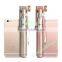 Newest Luxury Bluetooth Selfie Stick Monopod, Light Bulb Selfie Stick With Rear Mirror