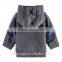 (A4583)Nova brand hot sale warm thick knit hoodie coat for 3M-24M baby boys