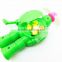 China plastic candy toy direct manufacturer candy toy hand Turtle fan 12 pcs