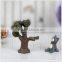 Plastic collectible animal house set toy /collectible plastic house set animal figurine
