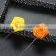 Custom handmade felt fabric rose lapel pins rolling flower pins